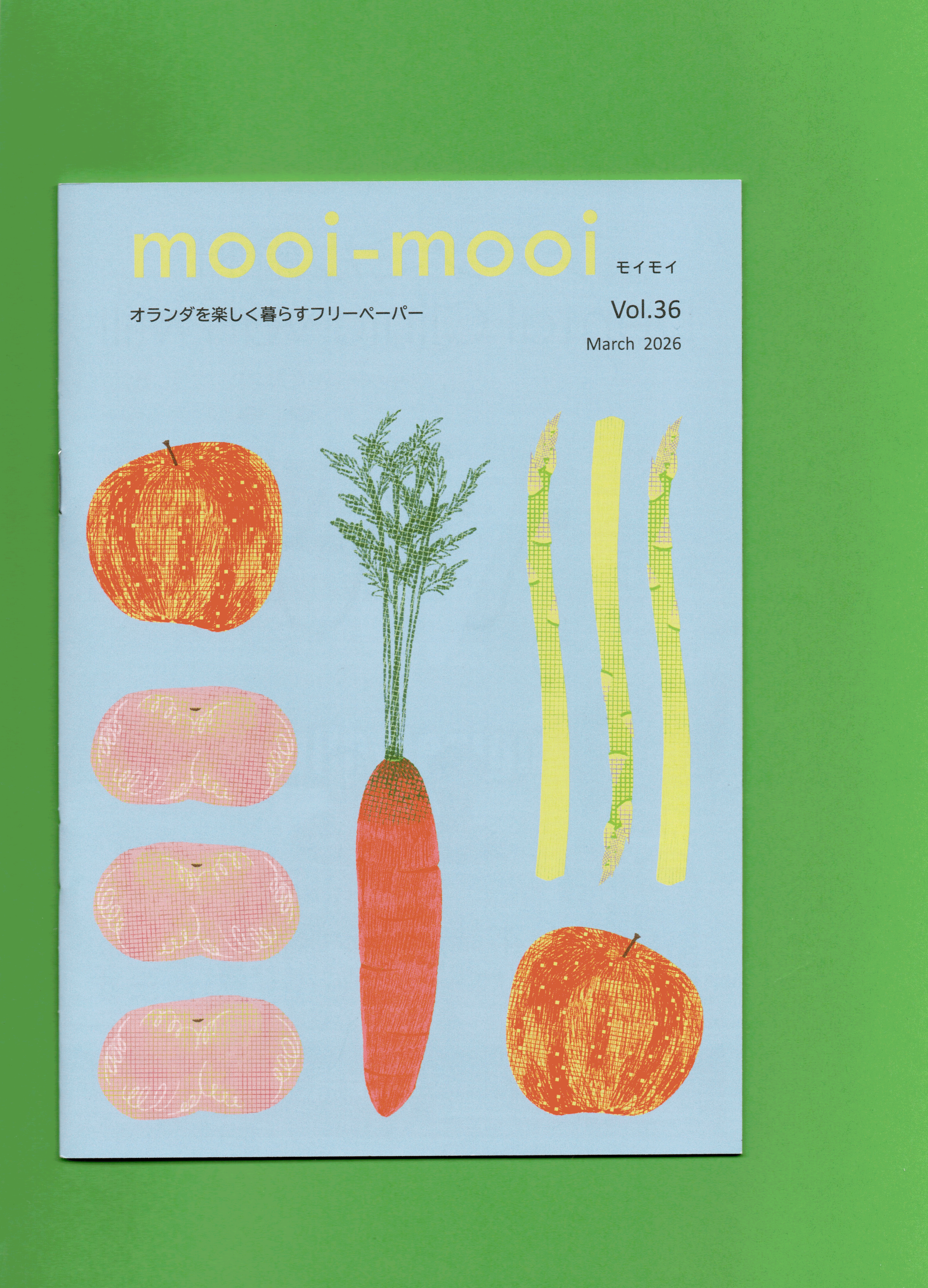 Illustrations for covers of mooi-mooi vol. 32-36